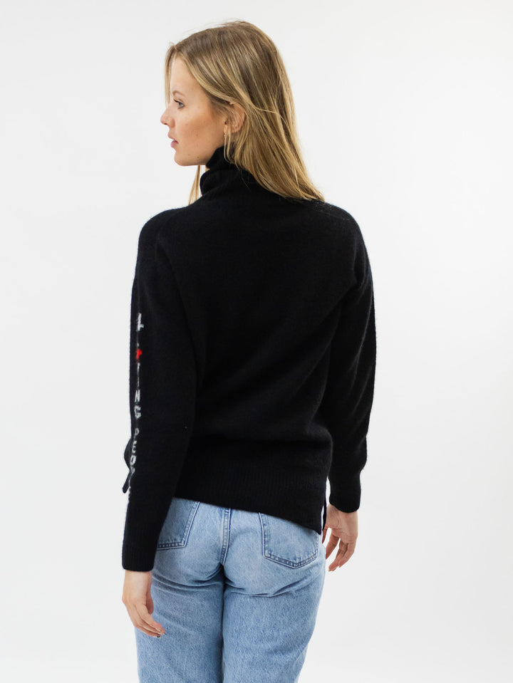 Cashmere Turtleneck #BLACK