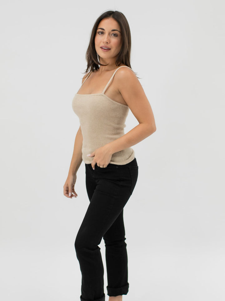 Cashmere Ribbed Top #OAT