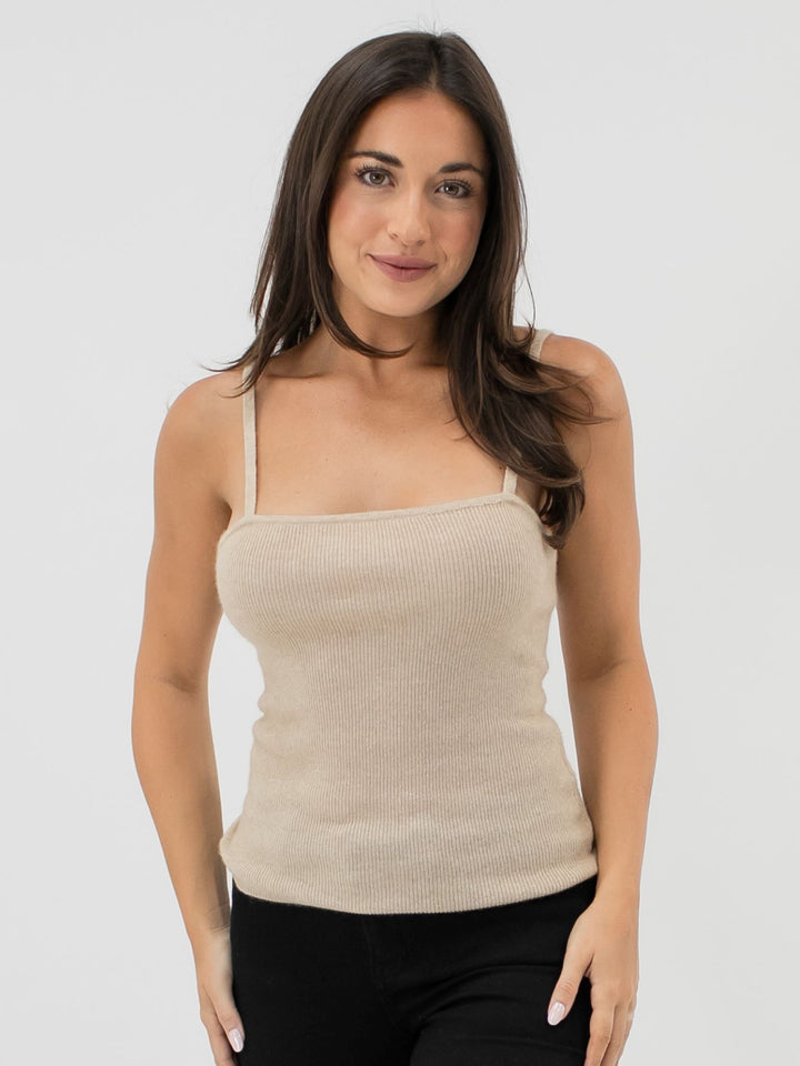Cashmere Ribbed Top #OAT