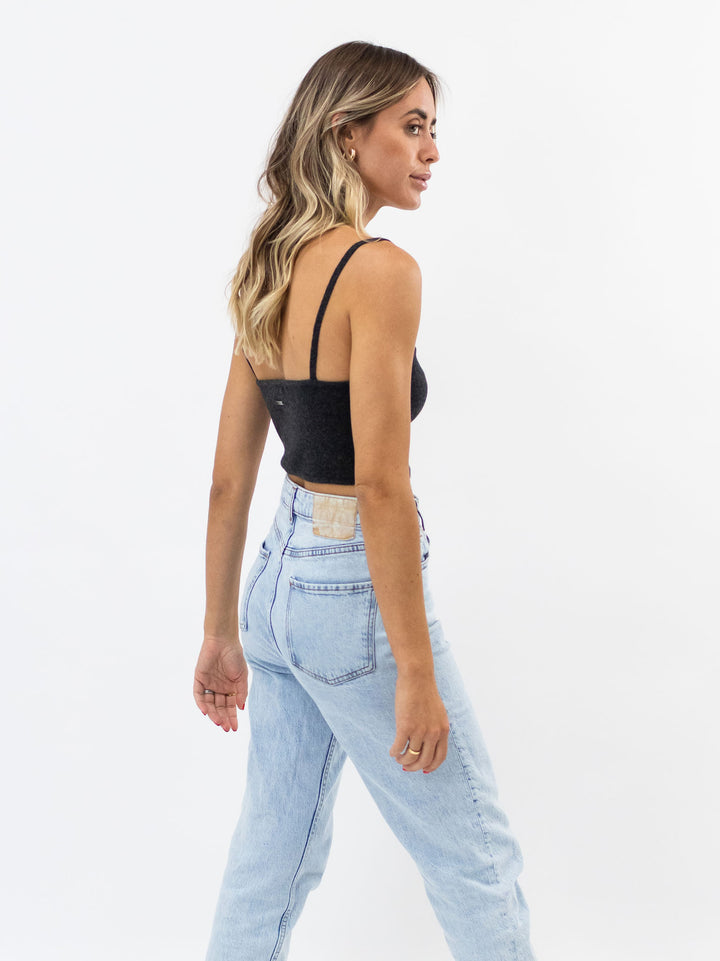 Cashmere Bralette #CHARCOAL